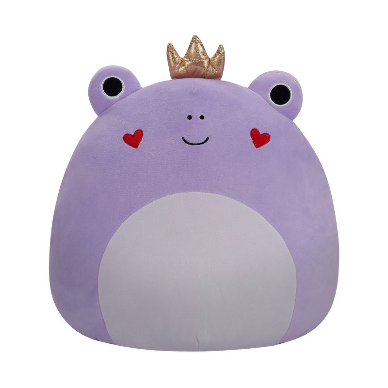 Squishmallows 16&#34; Francine Purple Frog with Heart Cheeks Large Plush, 1 of 11