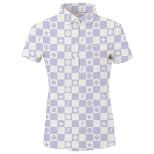 Women's Wo's Golf Smile Face Polo Shirt - SwingJuice - 1 of 3