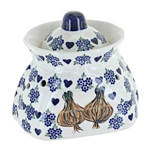 Blue Rose Polish Pottery A50 Andy Garlic Keeper - 1 of 1