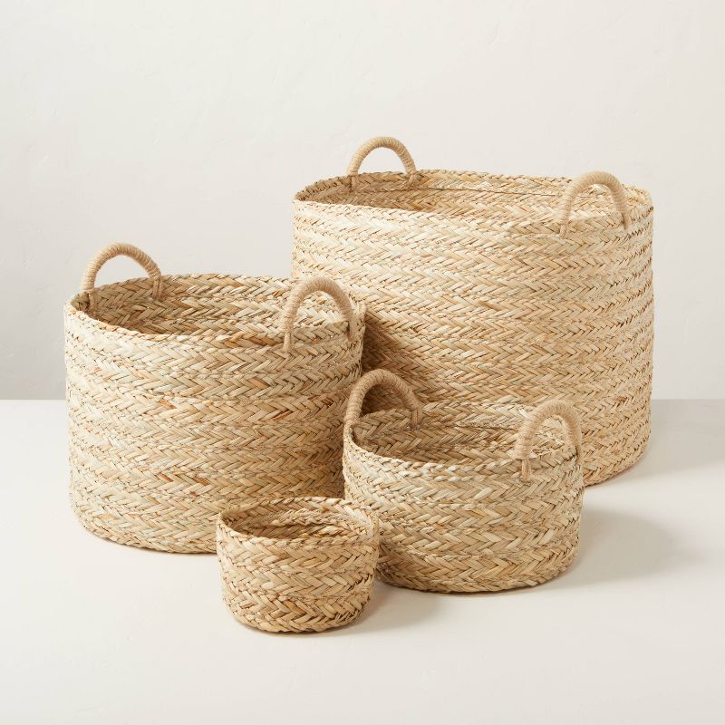 Braided Grass Storage Basket - Hearth & Hand™ with Magnolia, 3 of 8