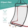 Best Choice Products 5-in-1 Outdoor Sports Center, Double-Sided Athletic Development Set w/ Metal Frame - Multicolor - 4 of 4