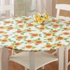 Collections Etc Collections Etc. Patterned Fitted Table Cover with Soft Flannel Backing and Durable Wipe-Clean Vinyl Construction - 2 of 2