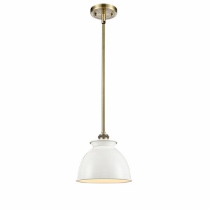 Adirondack - 1 Light Mini Pendant In Industrial Style-10 Inches Tall and 8.13 Inches Wide - 1 of 1