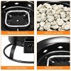 Costway Portable Fire Pit Outdoor 58,000 BTU Propane Patio Lava Rocks Camping Events - 4 of 4