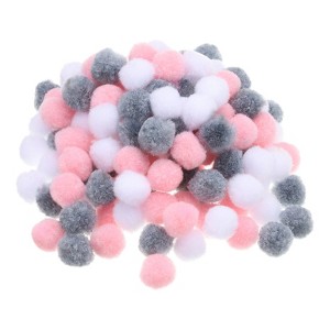 Unique Bargains Creative DIY Crafts Decoration Home Art Supplies Pom Poms 0.6" 300 Pcs - 1 of 4