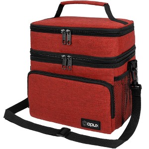 OPUX Insulated Lunch Box Men Women, Large Soft Cooler Bag Work School Picnic, Leakproof Tote Shoulder Strap Kid Adult - 1 of 4