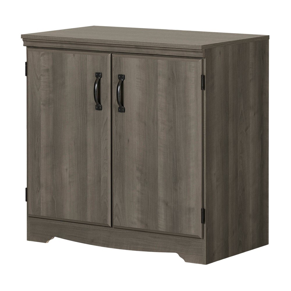 Photos - Dresser / Chests of Drawers South Shore 32.5" Decorative Storage Cabinet Gray Maple