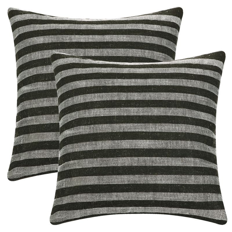Unique Bargains Linen Decorative Modern Sofa Home Bedroom Throw Pillow Case 2 Pcs, 1 of 6