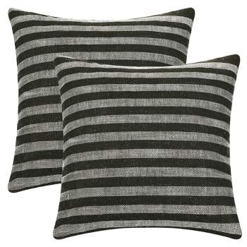 Unique Bargains Linen Decorative Modern Sofa Home Bedroom Throw Pillow Case 2 Pcs