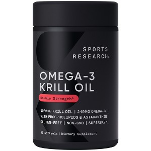 Sports Research SUPERBA 2, Antarctic Krill Oil With Asraxanthin, Softgel - 1 of 4