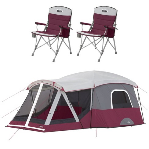 Core 11 person outlet tent with screen room