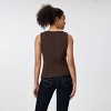 Women's Square Neck Sleeveless Front Bow Tie Closure Vest Top - A New Day™ - 2 of 4