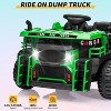 24V 2-Seater Ride-On Dump Truck for Kids, Remote Control Construction Toy with Electric Dump Bed, Extra Shovel - 3 of 4