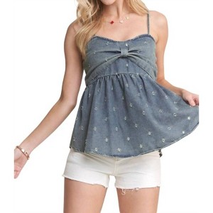 Women's BOW TANK TOP - ADORA - 1 of 4
