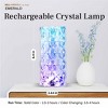 Bell + Howell Crystal Acrylic Lamp 2 Pack LED Rechargeable Touch & Remote Control Color Changing Mood Lights - 3 of 4