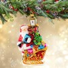 Huras Family 7.0 Inch Santa With Sleigh & Lantern Gifts Tree Sleigh Tree Ornaments - 2 of 4