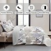 3 Piece Coastal Quilt Sets Full/Queen Size - Soft Lightweight Beach Bedding Nautical Bedspread Set for All Season, 90''x96'' - 3 of 4