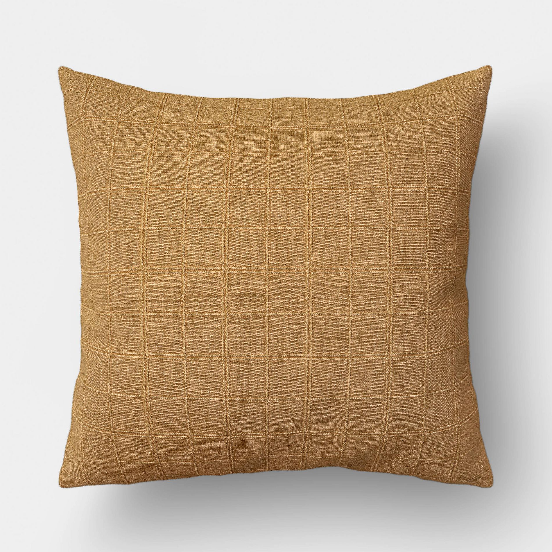 Woven Washed Windowpane Throw Pillow - Threshold™