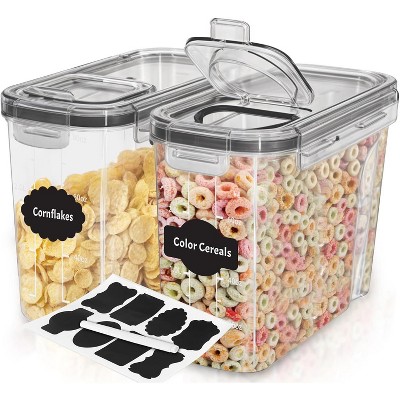 Paaaawaters Kitchen Cereal Containers Storage - Liter Airtight Food Storage Containers & Cereal Dispenser For Pantry Organization And Storage