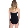 Women's Lace Up Shirred Front Strapless One Piece Swimsuit - Profile By Gottex - 2 of 3