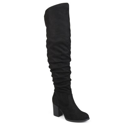 Journee Collection Extra Wide Calf Women s Kaison Boot Black 11 Target