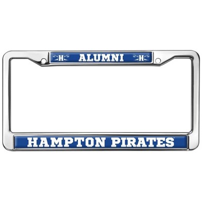 Hampton University Alumni Logo Full Size Standard License Plate Metal Frame