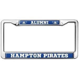 Hampton University Alumni Logo Full Size Standard License Plate Metal Frame - 1 of 4
