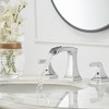 BWE 8 in. Widespread 2-Handle Waterfall Bathroom Sink Faucet in Polished Chrome - 3 of 4