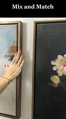 18&quot;x24&quot; Pink Canvas Motivational Quote with Beaded Frame