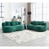SYFERLORY COOLMORE Bean Bag sofa Lazy Sofa Durable Comfort Lounger High Back Bean Bag Chair Emerald - 4 of 4