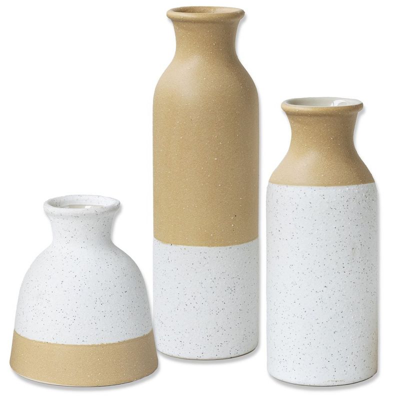 Kate Aspen Modern Farmhouse Vase (Set of 3) | 23276NA, 1 of 9