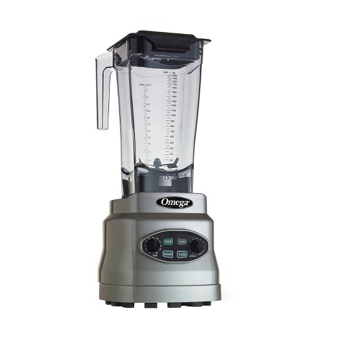 Omega 10 speed 3hp Countertop Blender With Timer 64oz Capacity