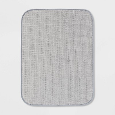 Unique Bargains Dish Drying Mat Silicone Drain Pad Heat Resistant Suitable  For Kitchen Blue Green 2 Pcs 8.5 X 6 : Target