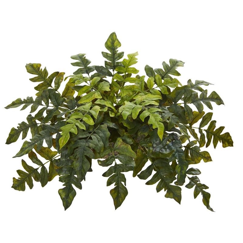 Nearly Natural 32-in Holly Fern Artificial Ledge Plant, 1 of 3