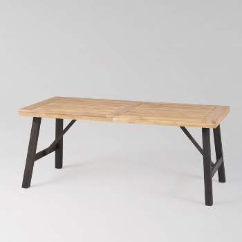 Borocay Rectangle Acacia Dining Table - Christopher Knight Home