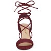 Allegra K Women's Back to College Lace Up Block High Heels Sandals - 3 of 4