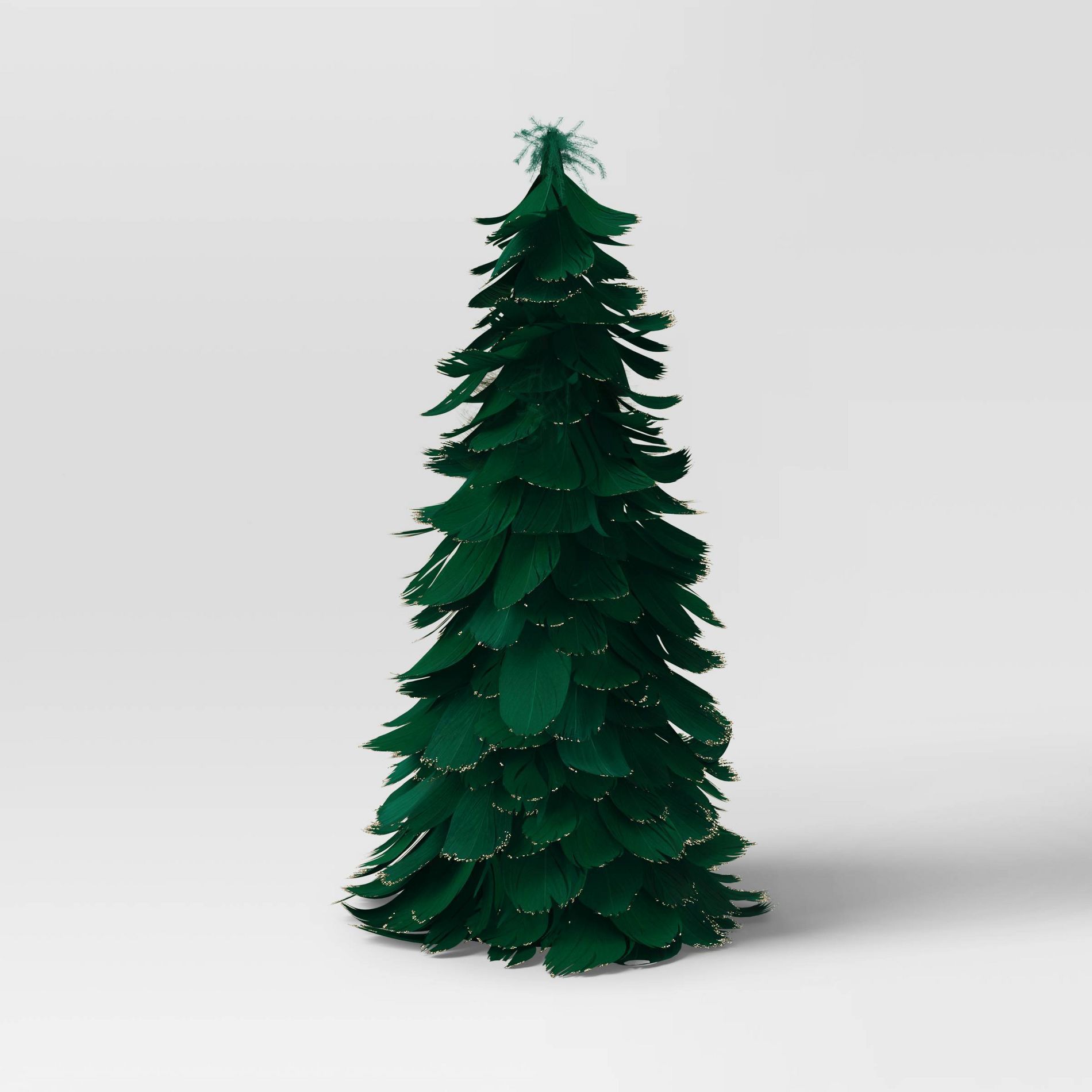 Medium Feather Christmas Tree Green - Threshold™