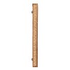 Storied Home Handwoven Rattan Rectangle Wall Mirror - 3 of 4