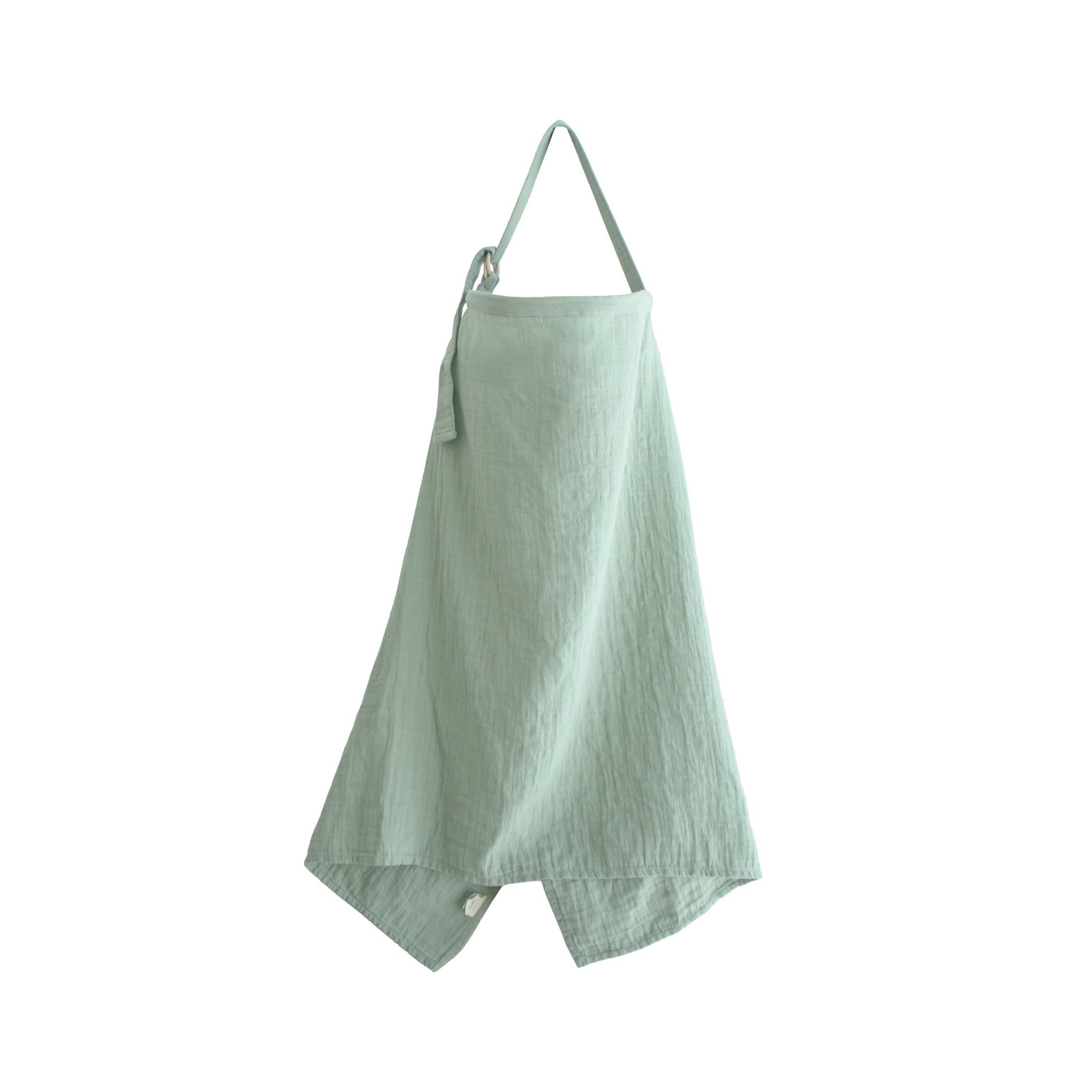 Muslin Nursing Cover Roman Green One Size