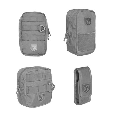 official edc black utility bag