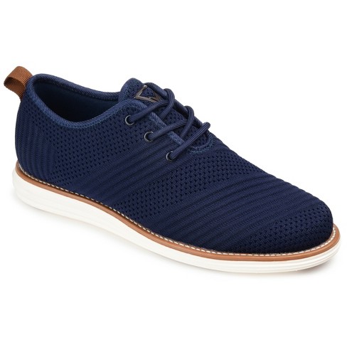 Navy blue dress shoes best sale wide width