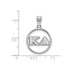 Black Bow Jewelry Sterling Silver Kappa Delta Greek Life Medium Pendant - 2 of 3