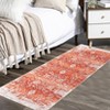 Machine Washable Area Rug Low Pile Vintage Ultra-Thin Non Slip Non Shedding Rugs Stain Resistant Foldable Indoor Carpet for Living Room Bedroom - 3 of 4