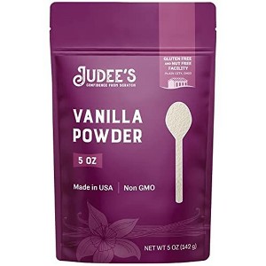 Judees Premium Vanilla Powder 5 oz Non-GMO - Gluten-Free and Nut-Free - Add Extra Vanilla Flavor to Baked Goods, Protein Shakes - 1 of 4