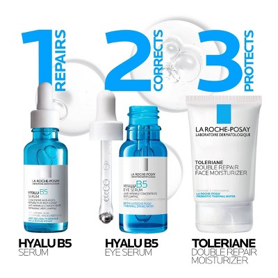 La Roche Posay Hyalu B5 Anti-Wrinkle Concentrate Repairing Repluming Eye Serum - Travel Size - 0.50 fl oz: Paraben-Free, Alcohol-Free