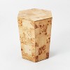 Ogden Burled Wood Accent Table - Threshold™ designed with Studio McGee - 4 of 4