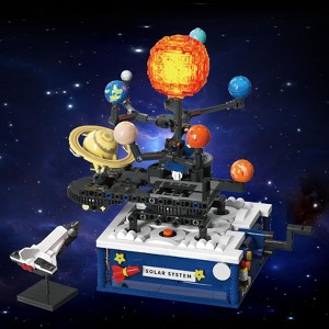 775-Piece Rotatable Solar System Building Toys with 9 Planets and Rocket Gifts for Kids Age 6+ - 1 of 4