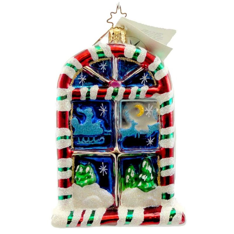 Christopher Radko Company 4.25 In Candy Frame Claus Ornament Santa Christmas Tree Ornaments, 2 of 3