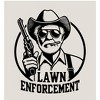 Lawn Enforcement Adult Long Sleeve Hoodie - 2 of 3
