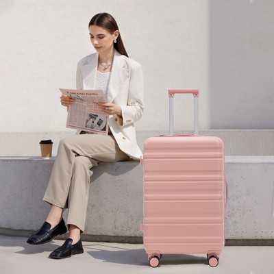 20"/24"/28" 3 pcs/set in ABS Spinner Wheel Luggage, Carry on Suitcase, Matching Color, TSA Combination Lock